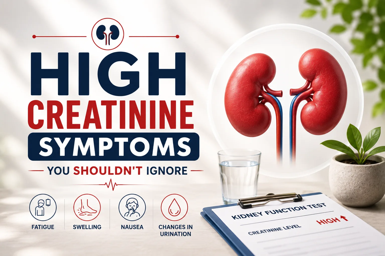 High Creatinine Symptoms You Shouldn't Ignore